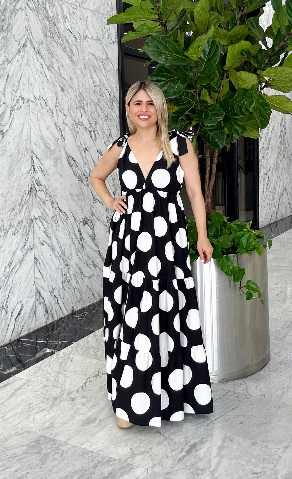 Milan Polkadot Dress