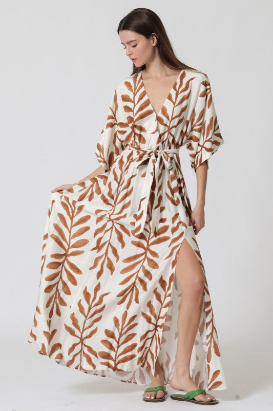 Sunset Palm Maxi Dress