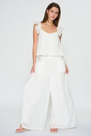 Ivory Breeze Ruffle Set