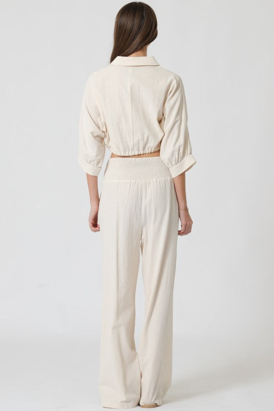 Ivory Luxe Two- Piece Set