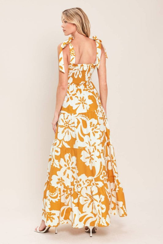 Sunshine Blossom Maxi Dress