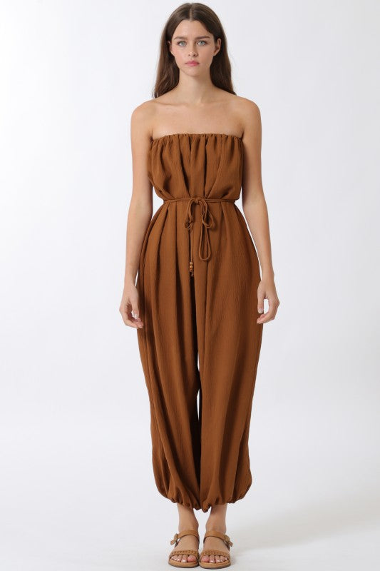 Mocha Breeze Jumpsuit