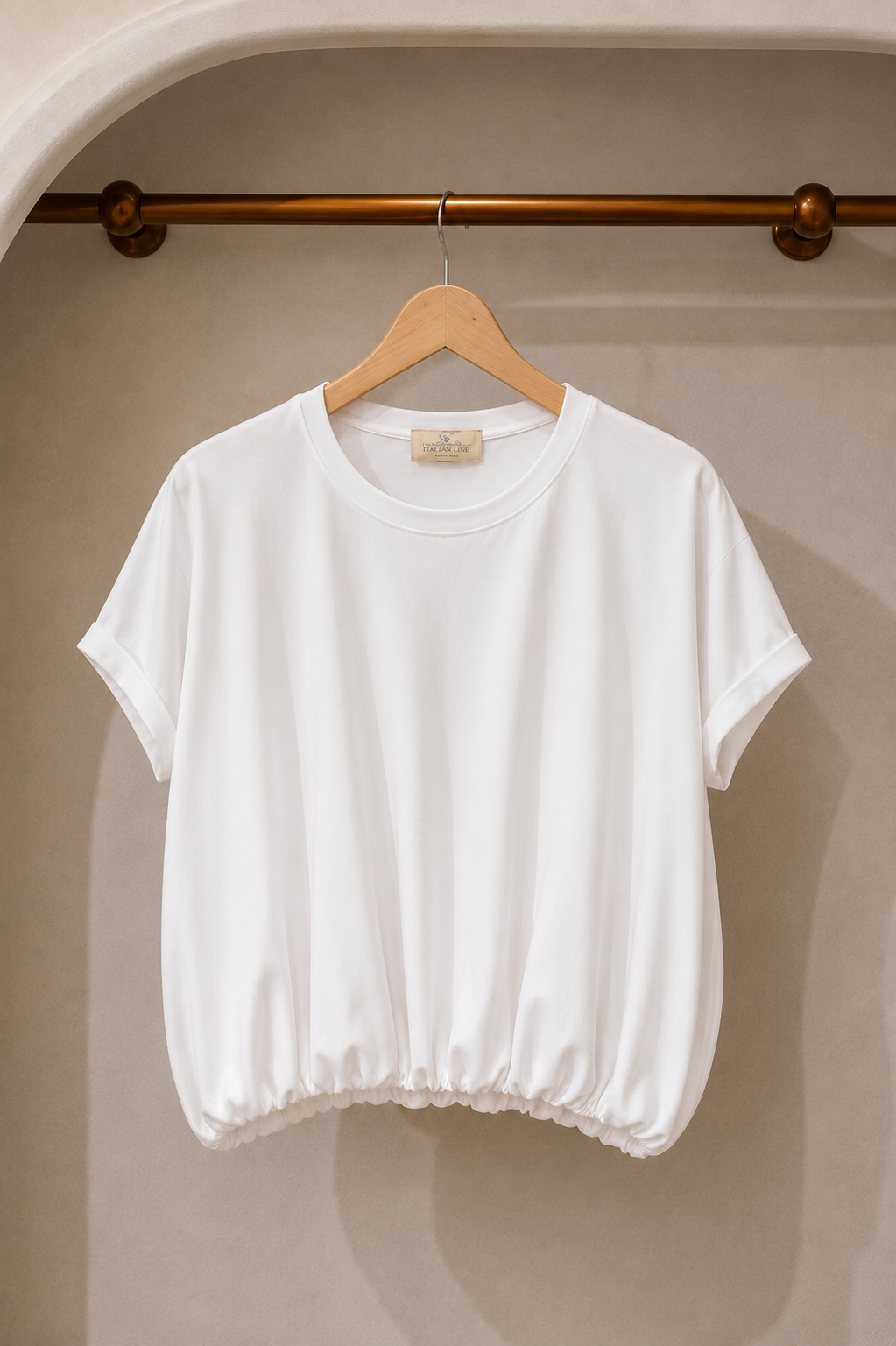 Italian Bubble Hem Top