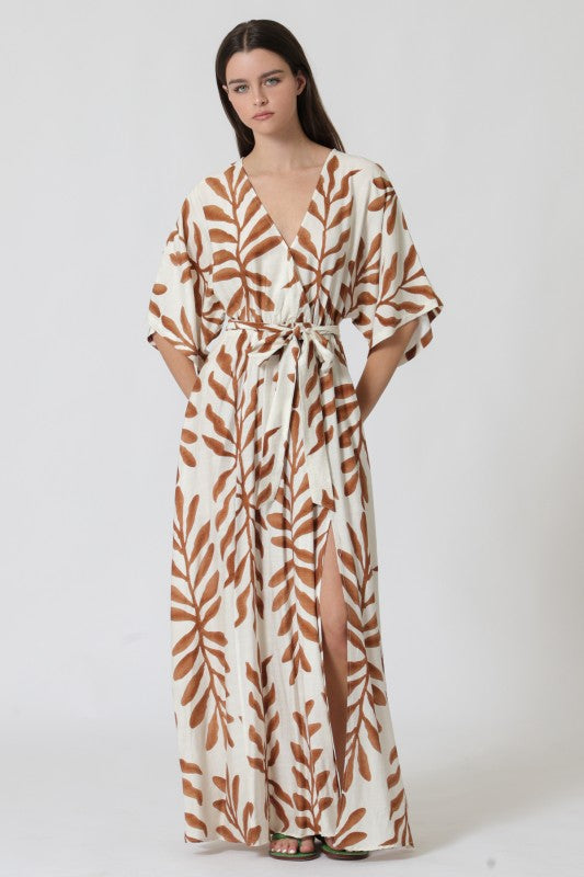 Sunset Palm Maxi Dress