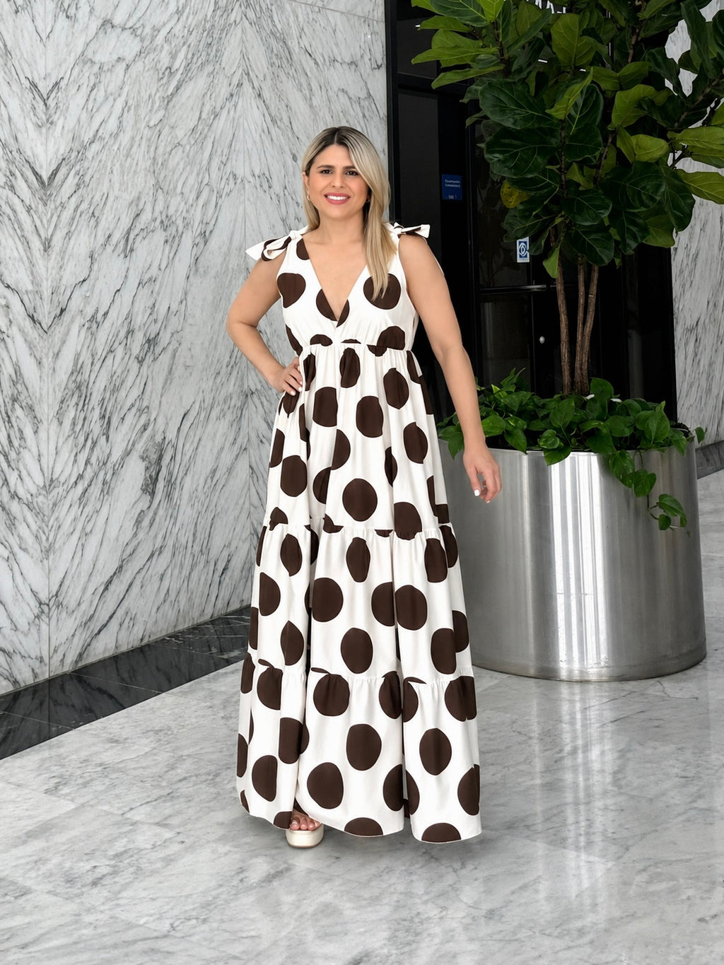 Milan Polkadot Dress
