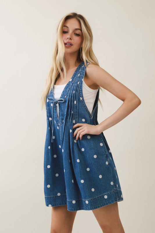Luna Denim Romper