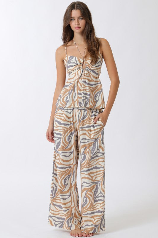 Mocha Swirl Pant Set