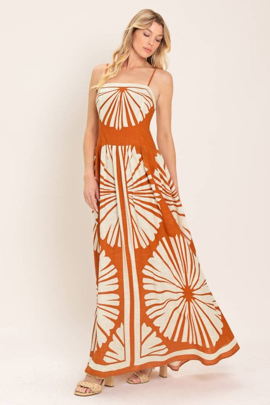 Terra Bloom Maxi Dress