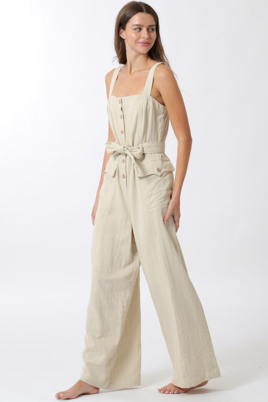 Nude Essence Wide Leg Jumpsuit