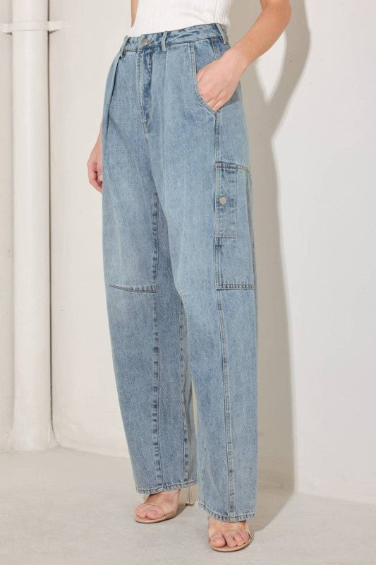 Denim Corset Set
