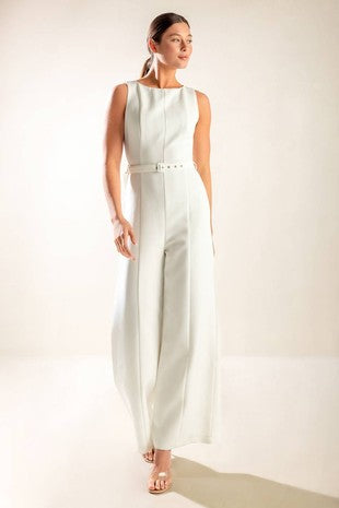 Ivory Elegance Jumpsuit