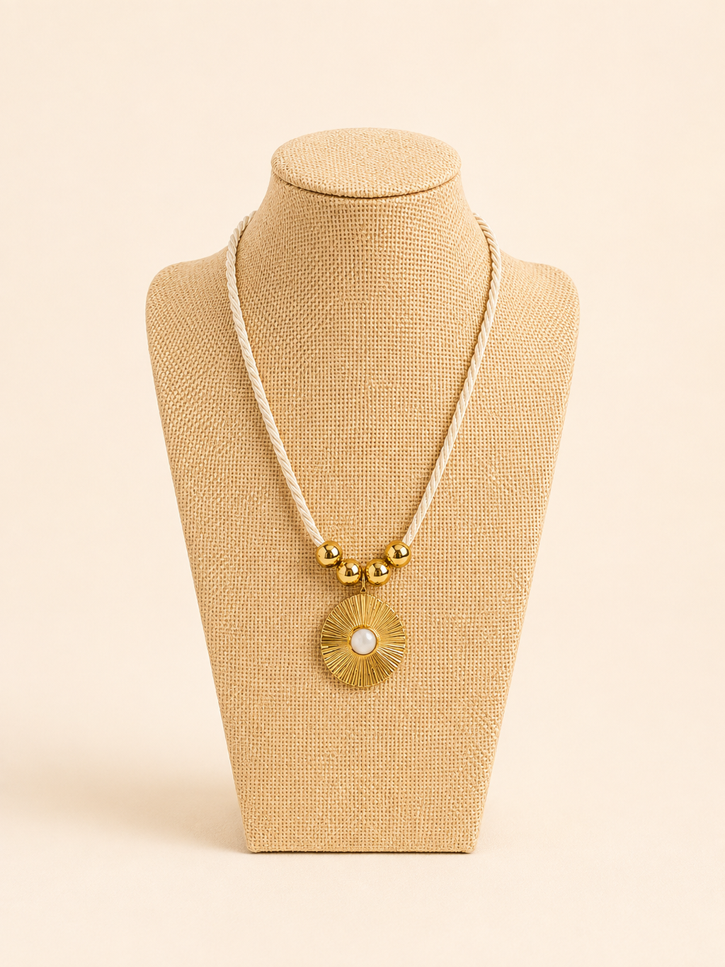 Golden Sun Pearl Necklace