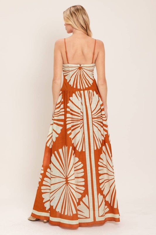 Terra Bloom Maxi Dress