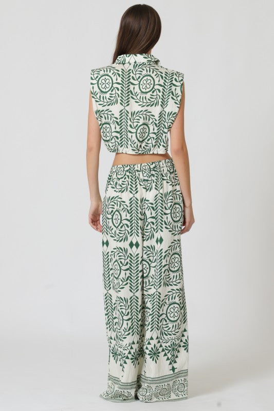 Emerald Escape Two-Piece Set