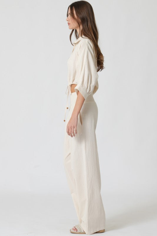 Ivory Luxe Two- Piece Set