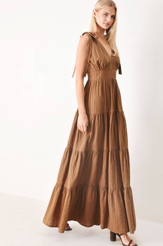 Mocha Grace Maxi Dress