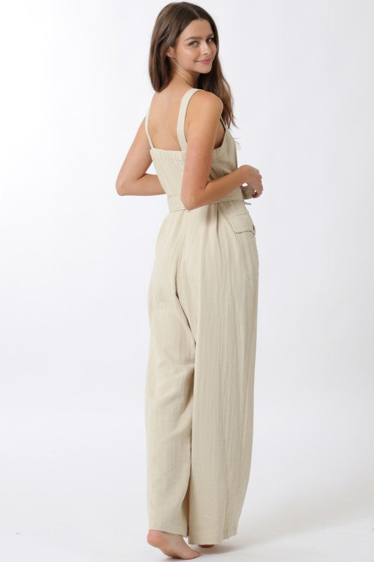 Nude Essence Wide Leg Jumpsuit