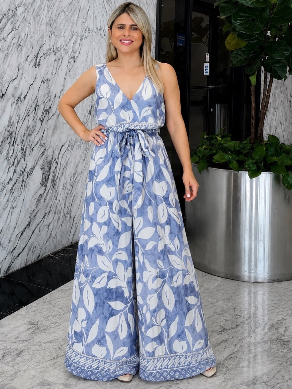 Ocean Bloom Jumpsuit