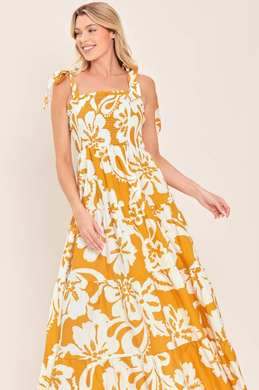 Sunshine Blossom Maxi Dress