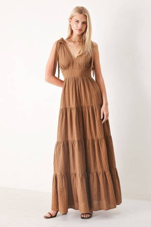 Mocha Grace Maxi Dress