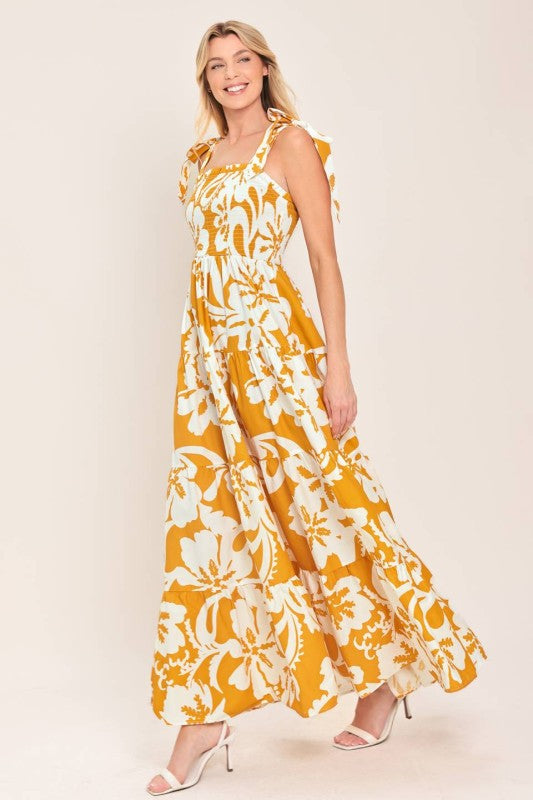 Sunshine Blossom Maxi Dress