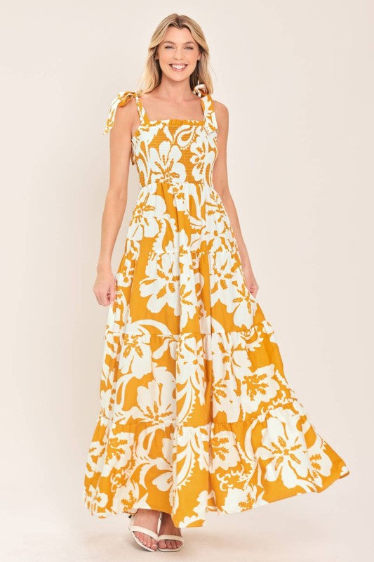 Sunshine Blossom Maxi Dress