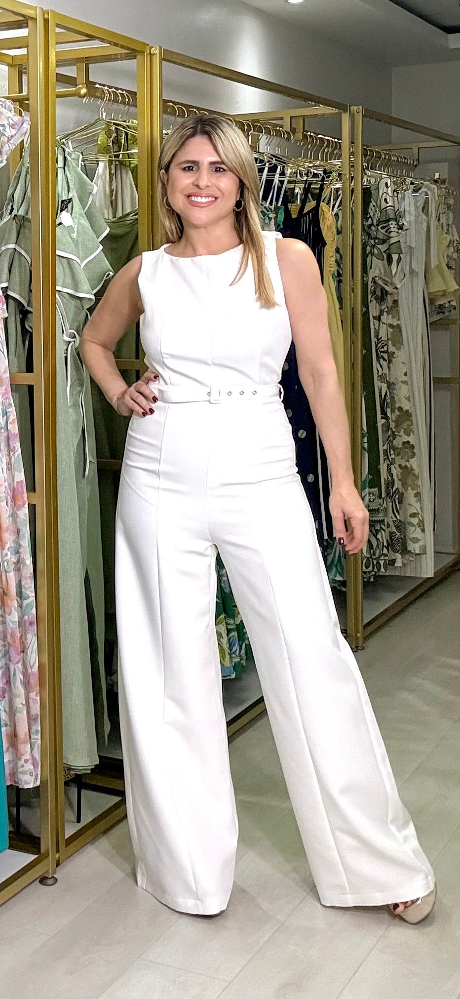 Ivory Elegance Jumpsuit