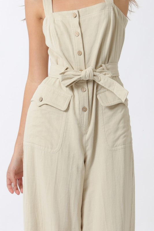 Nude Essence Wide Leg Jumpsuit
