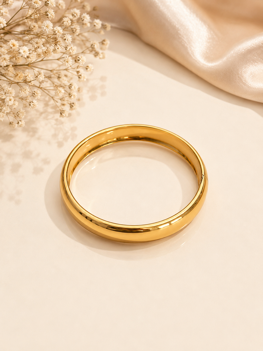 Classic Gold Bangle Bracelet