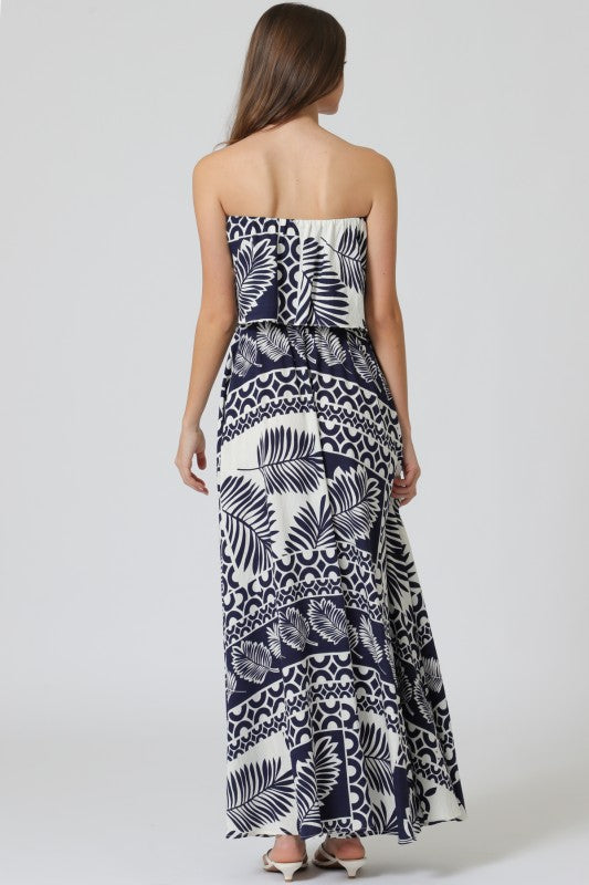 Navy Paradise Maxi Dress