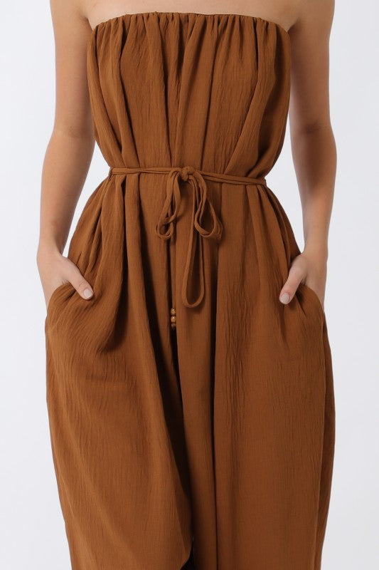 Mocha Breeze Jumpsuit