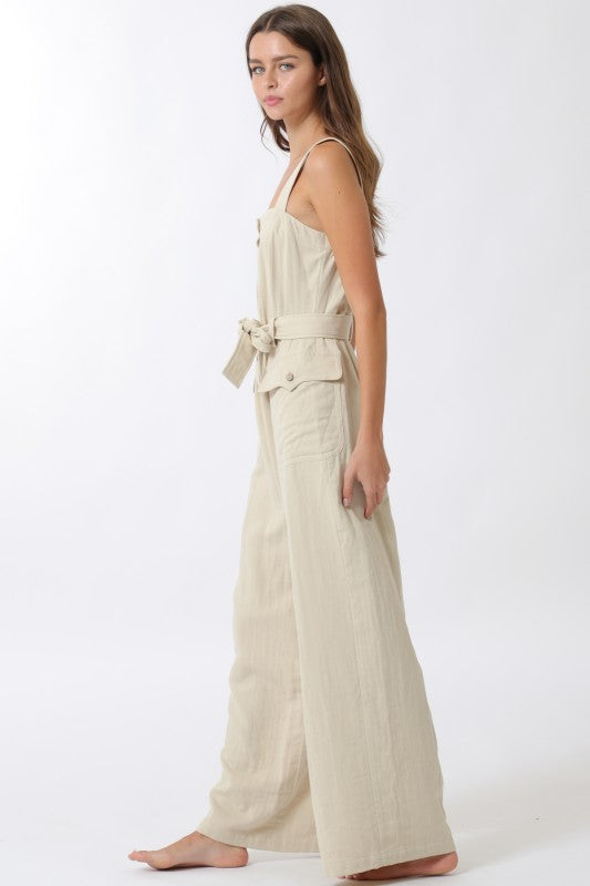Nude Essence Wide Leg Jumpsuit
