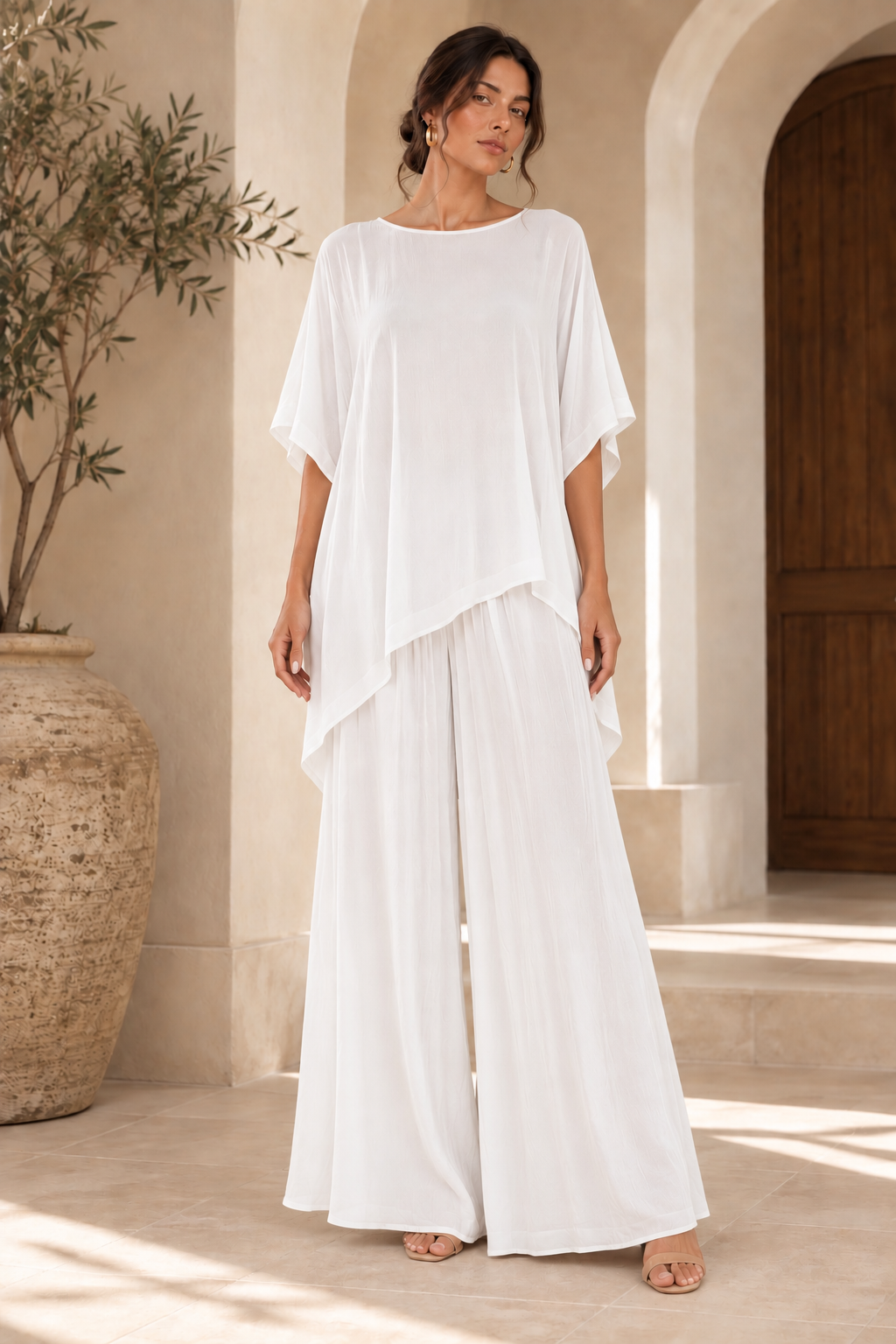Italian Silk-Blend Two-Piece Set