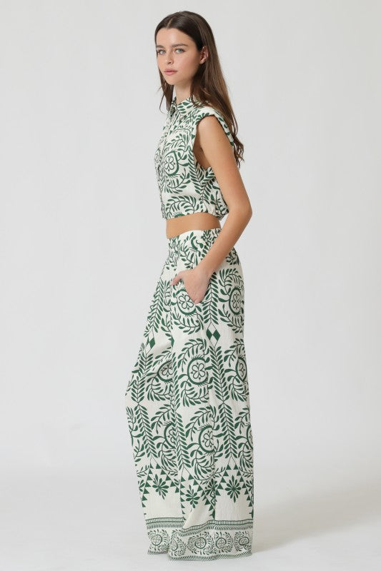 Emerald Escape Two-Piece Set