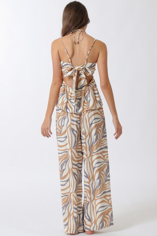 Mocha Swirl Pant Set