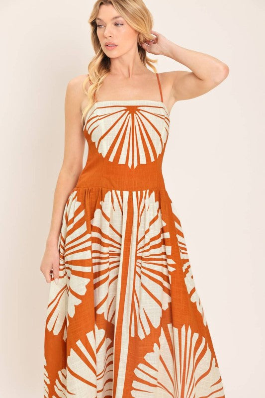 Terra Bloom Maxi Dress