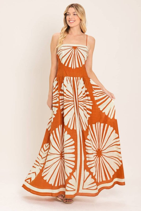 Terra Bloom Maxi Dress