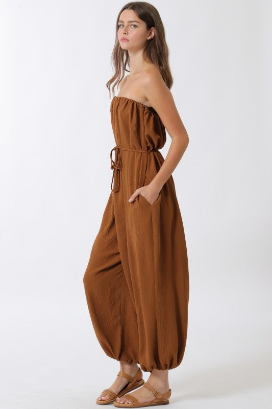 Mocha Breeze Jumpsuit