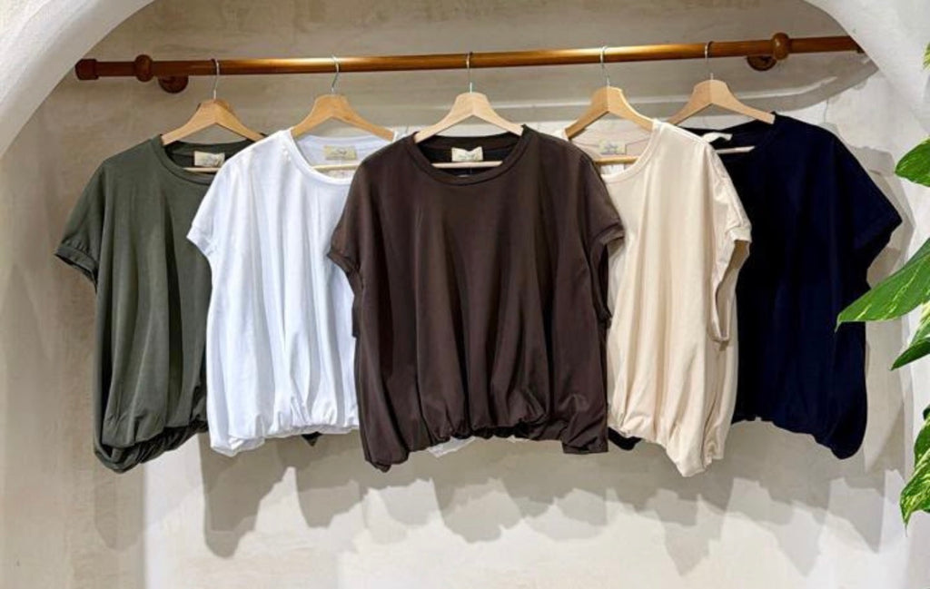 Italian Bubble Hem Top