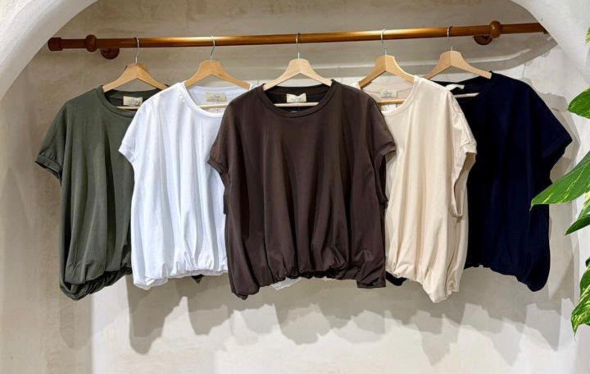 Italian Bubble Hem Top