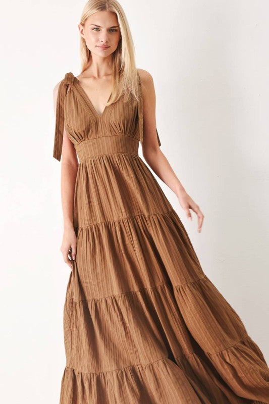 Mocha Grace Maxi Dress