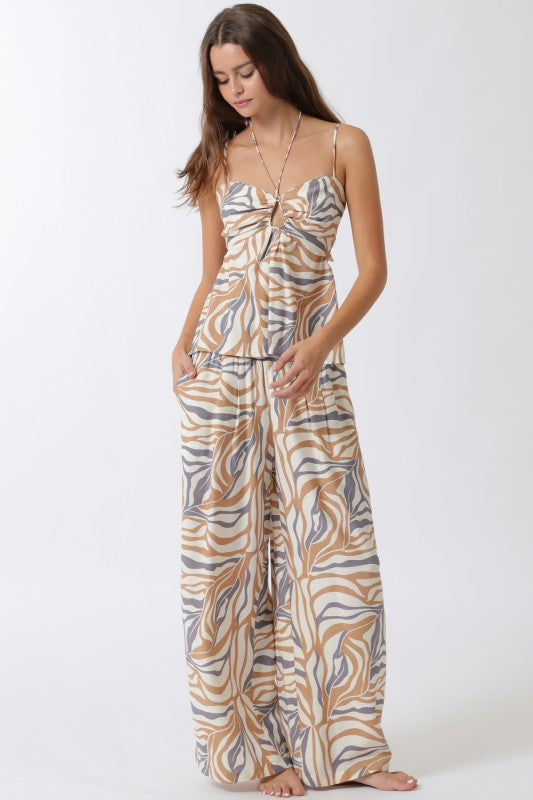 Mocha Swirl Pant Set