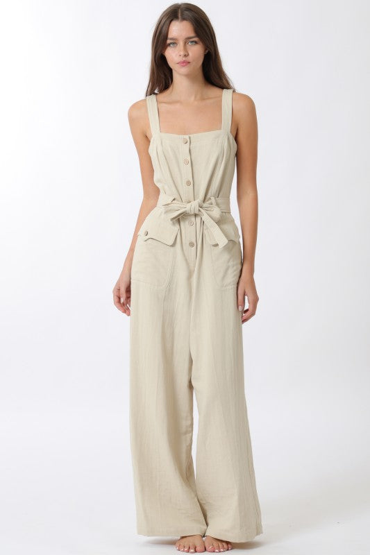 Nude Essence Wide Leg Jumpsuit