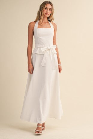 Grace Linen Halter Set