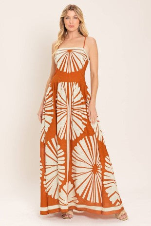 Terra Bloom Maxi Dress