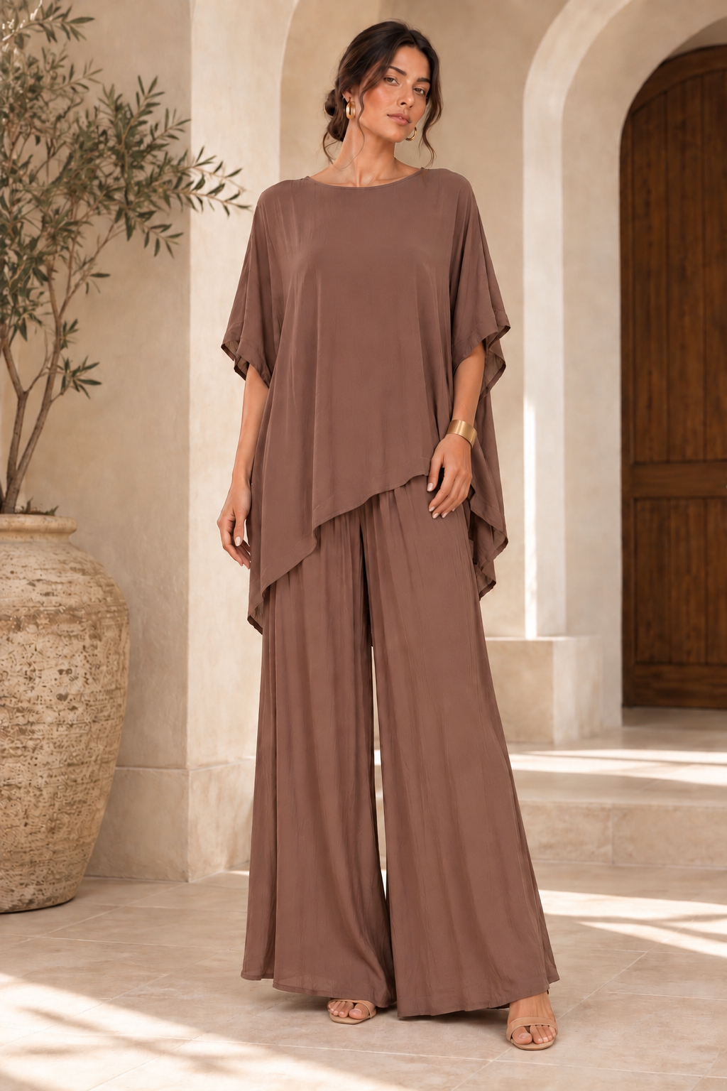 Italian Silk-Blend Two-Piece Set