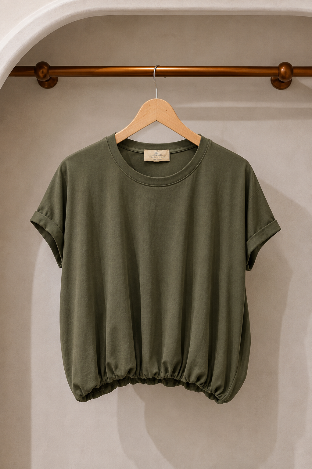 Italian Bubble Hem Top