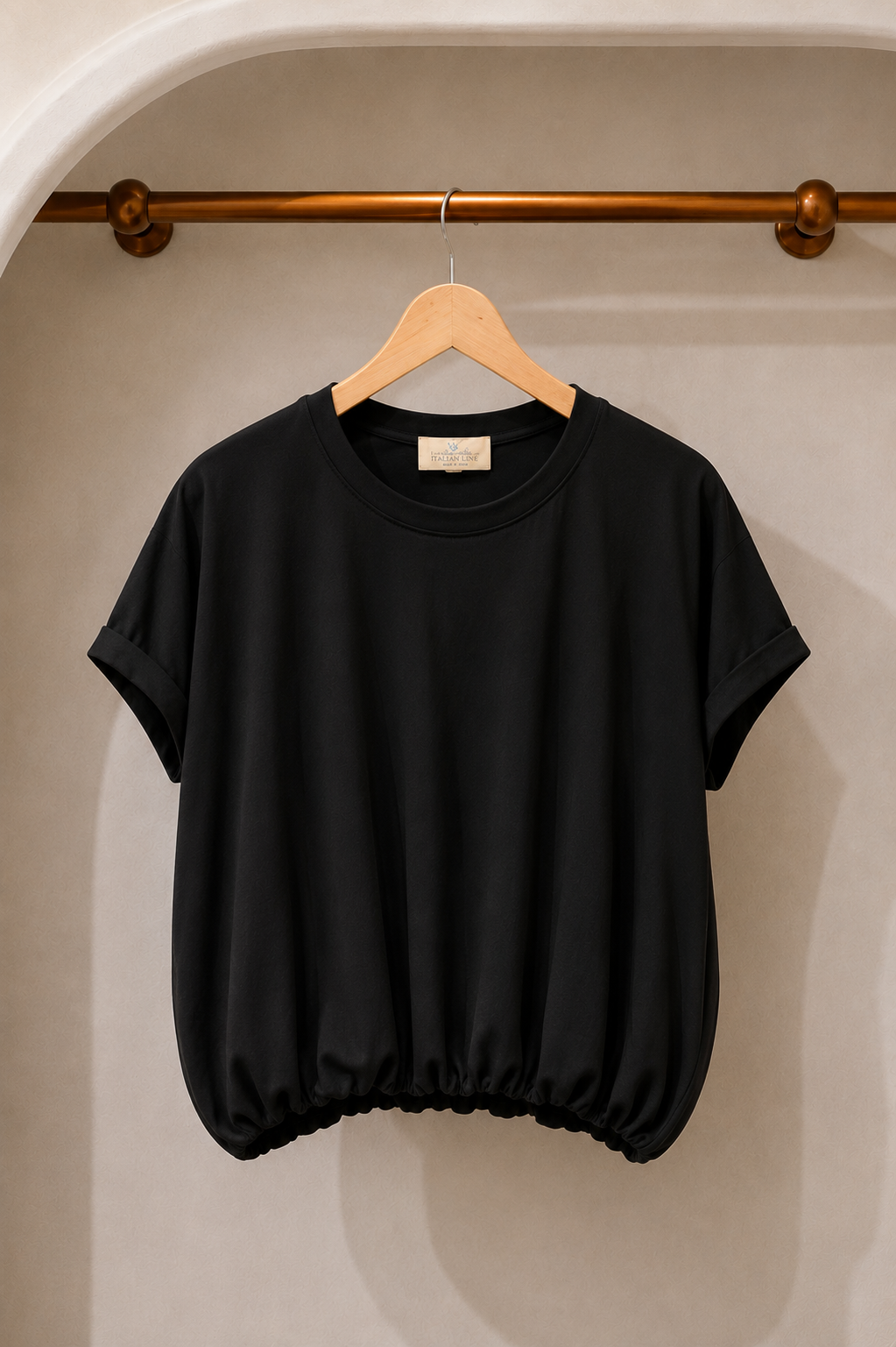 Italian Bubble Hem Top