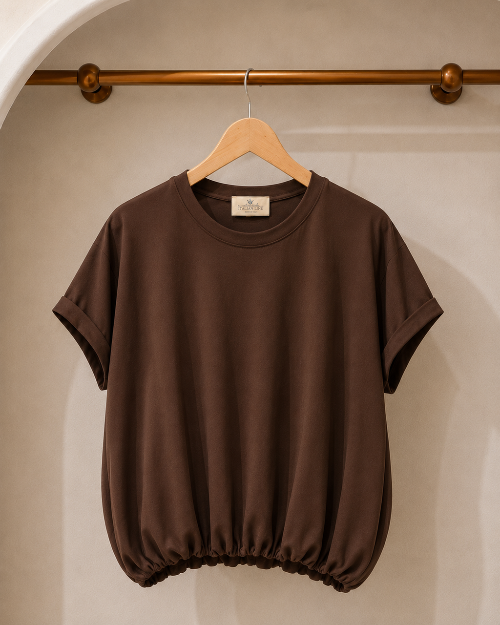Italian Bubble Hem Top