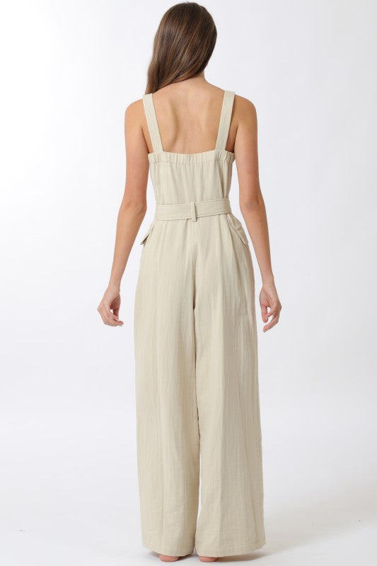 Nude Essence Wide Leg Jumpsuit